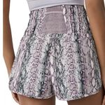 NWT Free People Movement The Way Home Anaconda Venom Combo Snakeskin Shorts Purple Photo 2