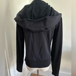 Athleta $189  Asymmetrical Hooded Jacket - Black Small Photo 1
