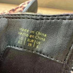 ALDO  Size 8.5 Brown Leopard Faux Fur Buckles Ankle Motorcycle Boots Photo 5