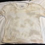 Nicole Miller Cozy Tie-Dye Loungewear Set Beige Cream Sweatshirt & Joggers Two-L Photo 8