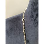 Women's Smoky Quartz Chip Bead Necklace With Gold Chain And Lobster Clasp Lock Photo 5