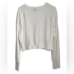 Sweaty Betty  Light white Crewneck Top Photo 2