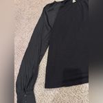 Sanctuary  Black Sheer Pleated Winter Sleeve Boho Blouse XL Night Out Minimalist Chic Photo 5