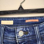 Anthropologie Pilcro Blue Denim Flat Front Tapered Skinny 5 Pocket Jeans Photo 1