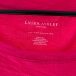 Laura Ashley  NWT Women's Hot Pink Short Sleeve Modal Cotton Tee M Photo 1