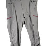 Eddie Bauer First Ascent Guide Pro Capris Light Grey Outdoor Hike Camp Womens 12 Photo 0