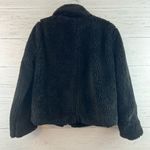 Skylar + Madison Black Faux Fur Full Zip Jacket Size L Photo 1