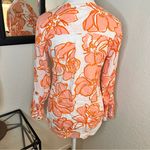 Maeve  ANTHROPOLOGIE‎ Floral Pin-tucked Floral Buttondown top Size Small Photo 4