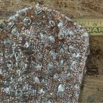 Sherri Hill  Sequined Strapless Rose‎ Gold Prom Dress Size 8 Photo 10