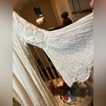 Elegant Cream Lace Maxi Dress kaftan Abaya Size L Photo 5