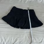 ZARA Black Ruffle Skirt w/ Built in Shorts Photo 7