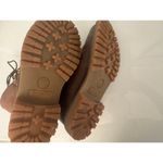 Timberland  Women's brown suede colorblock pattern lace up boot size 7.5 Photo 4