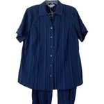 Allison Daley  Women's Blue Pants Set Photo 0