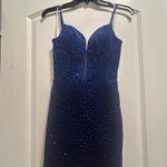 Blue semi formal short dress Size 0 Photo 3