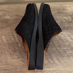 Auditions Decoys by  Black Leather Slip On Mules Shoes Women’s Size 6.5 Woven Photo 9