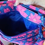 Vera Bradley  Crossbody Bag Purse Womens Floral pink purple Shoulder Photo 8