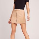 Jack by BB Dakota Front Zip Suede Skirt Photo 1