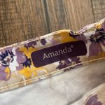 Gloria Vanderbilt  Purple and Yellow Floral Bermuda Shorts Photo 4