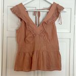 Old Navy NWT ruffled crochet peplum top small Photo 2