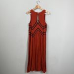 Maeve  Anthropologie Desert Embroidered Jumpsuit Women's 2 Orange Wide Leg Crop Photo 5