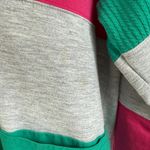 Vintage BLAST Color Block Sweatshirt Long Sleeve Pullover Casual Top Pink Size L Photo 3