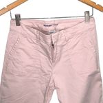 Old Navy  Womens Chino Pants Stretch Mid Rise Pixie Pocket Slim Leg Pink Size 4‎ Photo 2