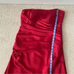 David's Bridal David’s Bridal Strapless Ruched Stain Formal Ball Gown Bridesmaid Dress - 12 Photo 7