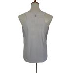 Onzie  One Size White Ribbed Tank Top Activewear Athleisure Yoga Photo 2