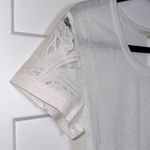 Miss Me NWOT  White Lace Sleeve Ruffle Open Back Short Sleeve Photo 1