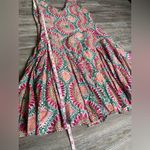 HD in Paris  Pink and Green Patterned Mini Dress Photo 8