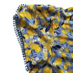 Ann Taylor Lemon Blossom Bobble Petal Sleeve Pure Linen Tee, Sz M Photo 10