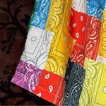 Multi colored bandana shorts Blue Photo 3