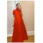 STAUD  Ilana Back Bow Maxi Dress Size XS Photo 1