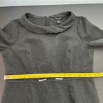 White House | Black Market Gray Collared Short Sleeve Career Sheath Dress 14 Photo 10