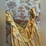 ZARA  Floral Dress with Ruffle Details Photo 14