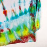 Jones New York Large Top Handmade Tie Dye High Gloss Green Orange Blue 1530 Photo 5