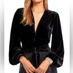Ramy Brook Womens Jaxon Velvet Long Sleeves Cropped blazer top size medium Photo 8
