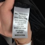 Monteau Black Velvet Ribbed Jumpsuit Sz L Photo 6