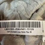 Quince  Oatmeal 100% European Linen Relaxed Fit Straight Leg Pants Women’s Size M Photo 3