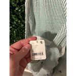 Free People NWT Salopette In Town Green Striped Overalls Sz Medium NWT Photo 6