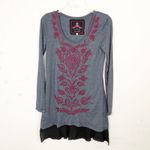 Johnny Was  Embroidered long sleeve T-shirt Photo 4