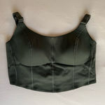 Aerie  Olive Green Corset Offline Tank Top Photo 0