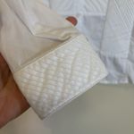 Samuel Dong Women's Small Button Down Pin Tuck White Collar Photo 3