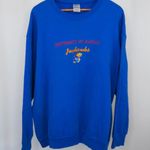 Fruit of the Loom Vintage 90s Embroidered University of Kansas Jayhawks Sweatshirt Photo 2