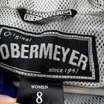 Obermeyer  Windbreaker Ski Jacket Hood Full Zip Pockets Cinch Waist Purple 8 Photo 3