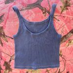 brandy melville navy blue beyonca tank top Photo 2