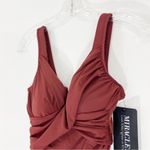 MiracleSuit  Rock Solid Revele One Piece Underwire Swimsuit in Tamarind Brown Photo 2