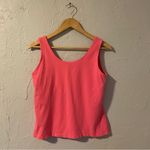 Fresh Produce  Vibrant Pink Barbie Pink Tank Top Built in Bra Size Large Neon Photo 1