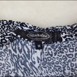 Mandee Tiered animal print mini skirt Size M Photo 2