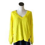 Urban Outfitters NWOT Uo Lillu V-neck Pullover Top Fleece Oversized Photo 2